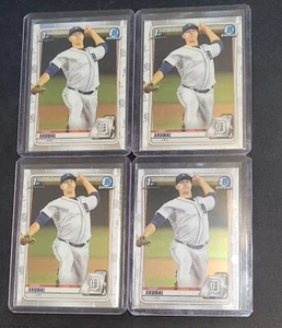 TARIK SKUBAL Tigers Rookie RC Lot of (4)  1st Bowman Chrome CY Young Mint - Picture 1 of 2