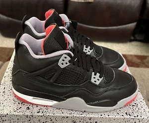 Nike Air Jordan 4 Retro Bred Reimagined Größe 7Y GS DS - Bild 1 von 11