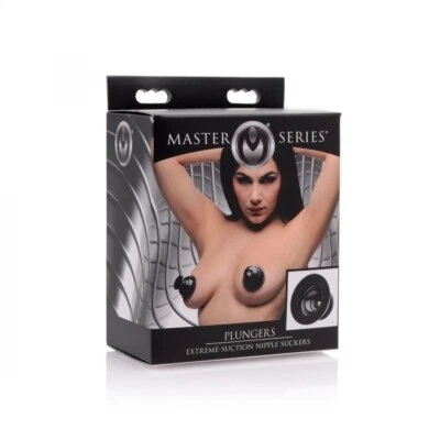 Master Series Plungers Extreme Bondage Nipple Suckers by XR Brands - Image 1 of 4