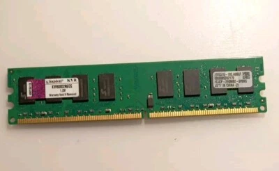Modulo RAM DDR2-800 2GB Kingston KVR800D2N6/2G Testata - Immagine 1 di 4