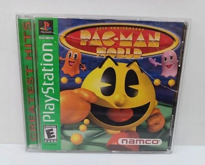 PAC-MAN World 20th Anniversary (PlayStation 1, 1999) PS Video Game - Image 1 of 3
