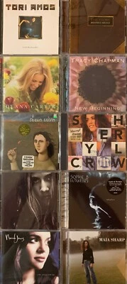 Pop Rock Singer  10 CD Lot Brandi Carlile Tori Amos Sheryl Crow - Image 1 of 2
