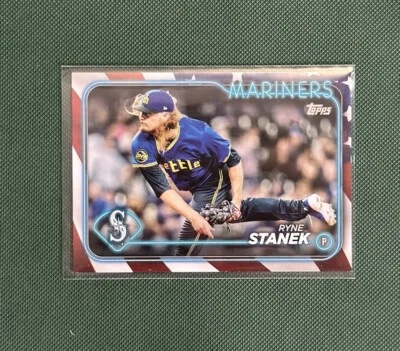 2024 Topps Update Independance Day /76 Ryne Stanek #US121 - Image 1 of 2