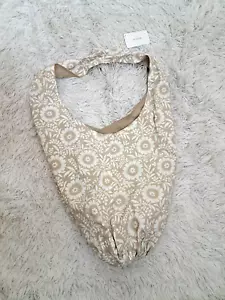 Boheme Hobo Sling Crossbody Shoulder Bag Purse Brown White Boho - Picture 1 of 6