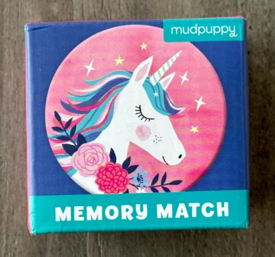 Mudpuppy Unicorn Magic Mini Memory Match Game 24 Piece - For Kids Ages 3 - 8 - Image 1 of 4