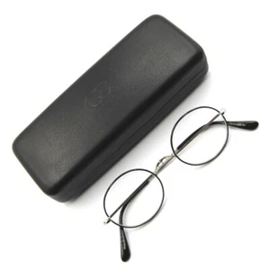 OLIVER GOLDSMITH Glasses Frame Oliver Oval-pro 46 Oval Pro Silver Bk 65006831 - Picture 1 of 8