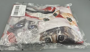 Teens Christmas Cat Ugly Shirt XXL Cats with Santa's Hats NEW SEALED - Picture 1 of 14