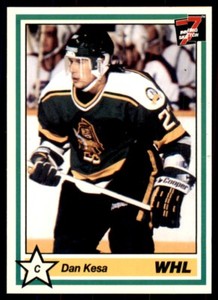 1990-91 7th Inning Sketch WHL Dan Kesa Prince Albert Raiders #271