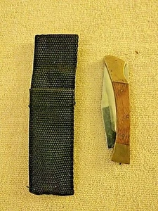 Vintage Lock Blade With Case, Made In China - Picture 1 of 4