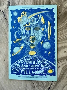Fillmore 1967 Original CONCIERTO Postal Handbill Roland Kirk Blues Jazz BUTTERFIELD - Imagen 1 de 3