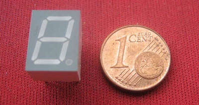 7-Segment Anzeige 10mm LiteOn LTS4301G Grün common cathode - Bild 1 von 3