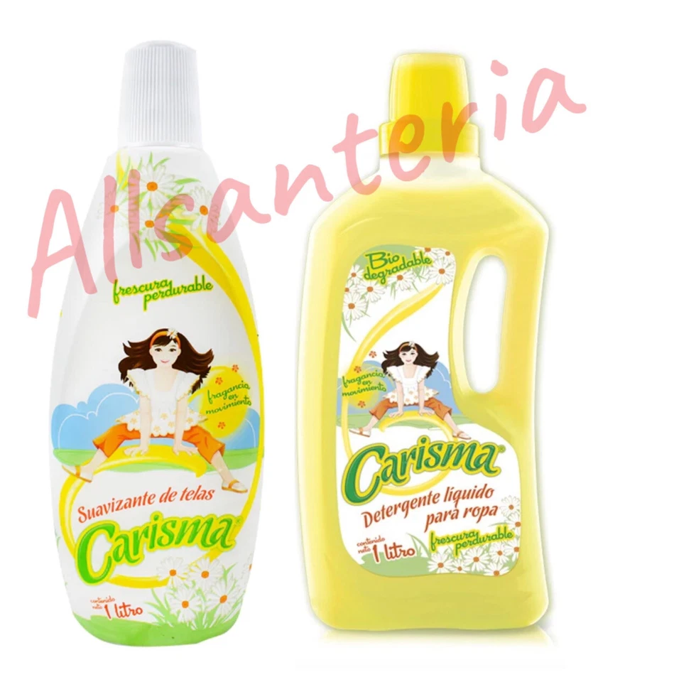CARISMA COMBO - 1 DETERGENTE / 1 SUAVIZANTE / 2 JABON de BARRA - ENVIO PRIORIDAD