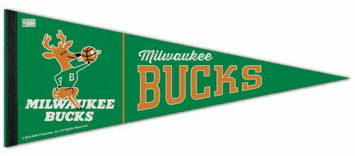 Milwaukee Bucks Pennant 12x30 - Image 1 of 1