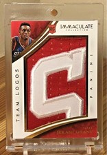 Jerami Grant 2014-15 Immaculate Collection RC Team Logos /18 Rookie Prime Patch