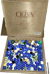 Rare Box Rare Of Old Marbles Clay, Shooters,Cats Eyes Mixed Lot :) - Picture 1 of 9