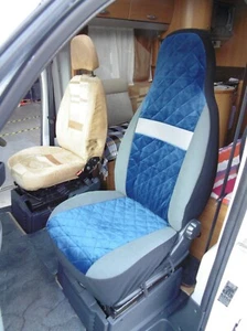 TO FIT TALBOT EXPRESS 2008 MOTORHOME, SEAT COVERS, BALI BLUE MH-0007 - Picture 1 of 12