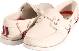Zapato de Barco Sperry Auténtico Original Para Hombre Cuero Blanco Talla EE. UU. 10.5 - Imagen 1 de 5