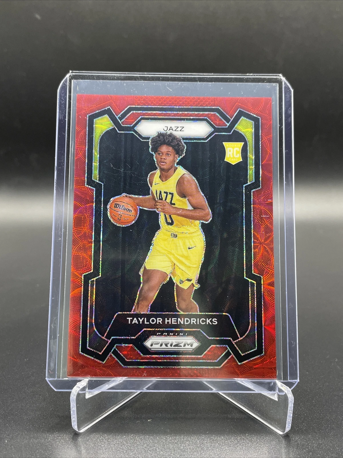 2023-24 Prizm Choice Taylor Hendricks Rookie RC Red Scope 19/88 #161