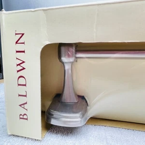 Neu im Karton & versiegelt Baldwin "Tybee" 30" Handtuchhalter, Satin Nickel #3851-150-30 - Bild 1 von 12