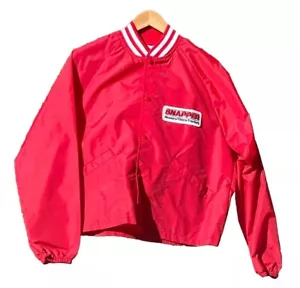 Giacca a vento Snapper Mowers vintage uomo Med Whiteley Sportswear USA rossa - Foto 1 di 4