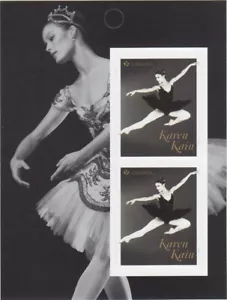BALLET LEGENDS = Karen Kain = FRONT Booklet Page of 2 MNH Canada 2021 - Bild 1 von 3