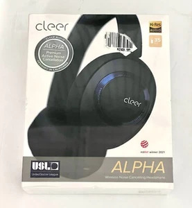 Auriculares inalámbricos Bluetooth Cleer Alpha con cancelación activa de ruido azul medianoche - Imagen 1 de 2
