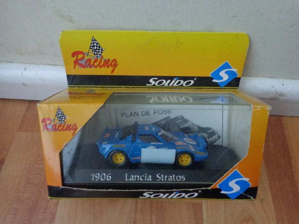 Solido 1/43 Classico Lancia Stratos WRC Rally Auto da Corsa Riferimento 1906 - Immagine 1 di 2