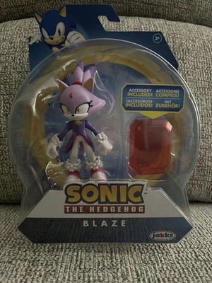 Sonic the Hedgehog Blaze with Red Sol Emerald 4" inch /10cm (Jakks Pacific) SEGA - Image 1 of 4