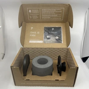 FLIKR FIRE Pit Chimenea Personal Cemento Portátil Calentador de Mesa + Base + Tapa NUEVO - Imagen 1 de 19