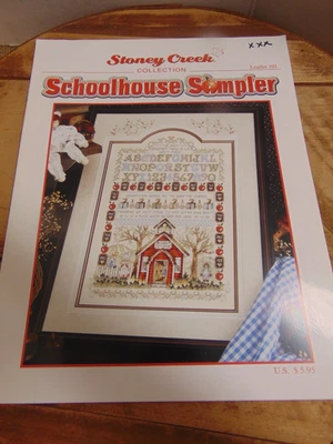 Schoolhouse Sampler by Stoney Creek cross stitch pattern Leaflet - Image 1 of 4