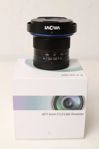 Laowa MFT 6mm F2.0 C&D Dreamer Lens Micro Four Thirds Ultra Wide Manual Focus - Picture 1 of 15