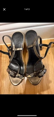 Alpargatas Burberry estampado a cuadros talla 8 color marrón para mujer Foto 1 de 3