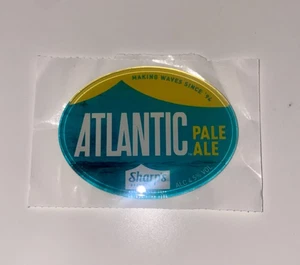 SHARPS ATLANTIC Pale Ale Oval Badge, Bar, Pub Tbar Lager Mancave beer Pump Font - Picture 1 of 1