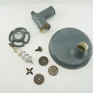 Piezas de picadora de carne industrial Hobart de colección con engranaje de rueda de borde - Imagen 1 de 19