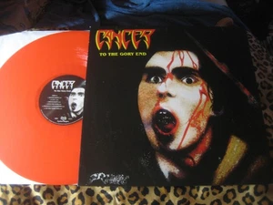CANCER to the gory end ORANGE VINYL LP 2015 sodom kreator slayer exodus - Imagen 1 de 2