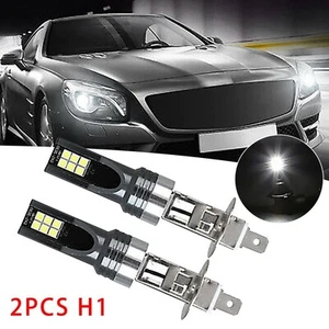 2 Pc H1 LED Headlight Bulbs Conversion Kit 14000LM 6500K High/Low Beam Lamp - Picture 1 of 12
