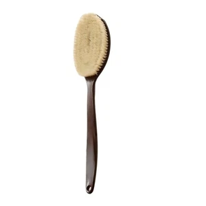 Wooden Shower Brush Pig Mane Soft Hair Body Exfoliating Brush  Cleaning Tools - Picture 1 of 12