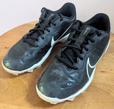 耐克男孩 6Y Alpha Huarache 4 Keystone 棒球鞋 DJ6525-002 免运费 — 第 1/4 张图片