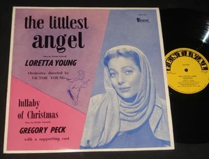 LORETTA YOUNG GREGORY PECK LITTLEST ANGEL - YELLOW FESTIVAL CHRISTMAS LP - Picture 1 of 2