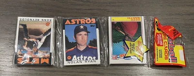 1986 Topps Rack Pack Factory Sealed Nolan Ryan on Top Ozzie Smith 85 AS - Image 1 of 2