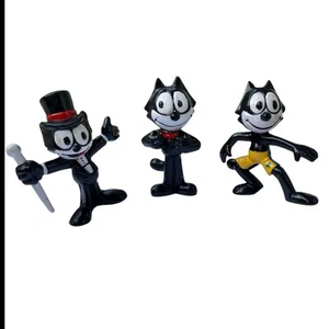 Vintage Set (3) 2-1/2" 1989/90 Felix The Cat Sammlerstücke TOP PREIS - Bild 1 von 13