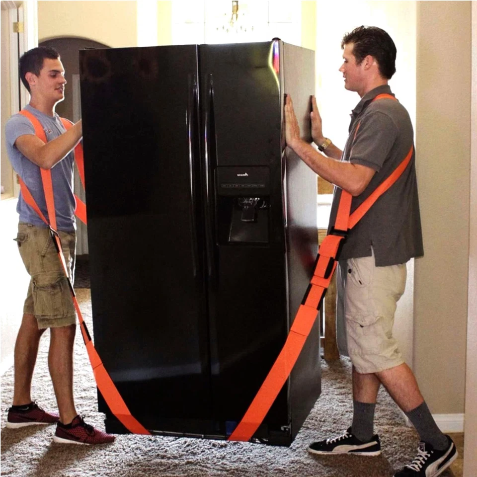 Tragegurt Umzug Möbel Transportgurt Hebegurt 380kg orange 2 Stück - Bild 1 von 1