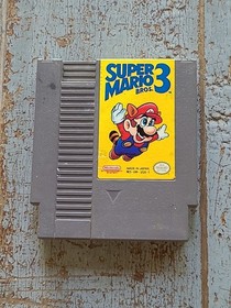 Super Mario Bros. 3 (Nintendo NES, 1990) Original Cartridge