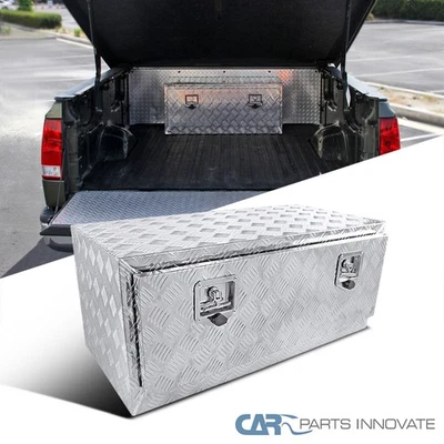 36"x 18" Truck Pickup Underbody Aluminum Tool Box Trailer Storage Bed w/ Lock - Image 1 of 4