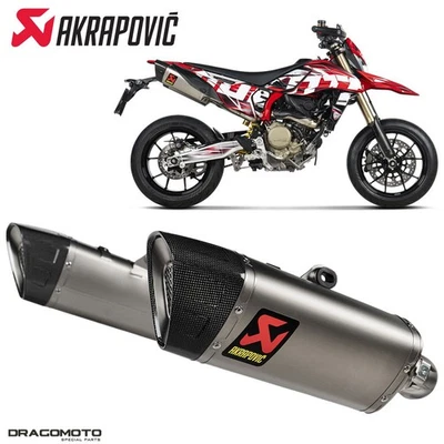 Exhaust Ducati Hypermotard 698 ABS Mono RVE 2024-2025 AKRAPOVIC Titanium S-D6S... - Image 1 of 4