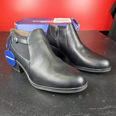 Botines de montaña blancos para mujer Shooties negros lisos talla 11 anchos Foto 1 de 4