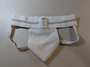 Tru Fit Athletic Supporter White Jock Strap Vintage Size Large - Picture 1 of 6