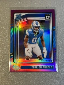 2024 Panini Donruss Optic - Terrion Arnold Rated Rookie True Pink (RC) #290 - Picture 1 of 2