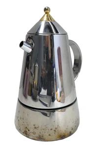 VINTAGE GB GUIDO BERGNA INOX STOVE TOP ESPRESSO PERCOLATOR COFFEE POT ITALY - Bild 1 von 8