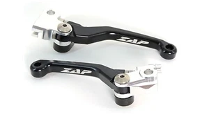 Juego de palancas plegables de freno/embrague ZAP negro para Honda CRF 250/450 04-06 - Imagen 1 de 1